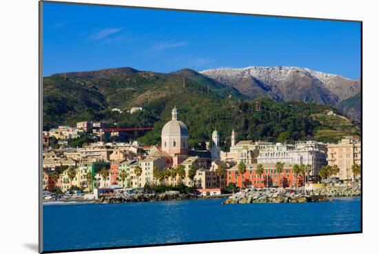 Genoa from the Sea-RnDmS-Mounted Photographic Print