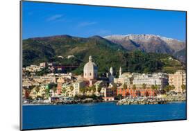 Genoa from the Sea-RnDmS-Mounted Photographic Print