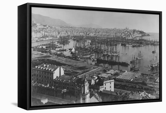 Genoa Harbor-null-Framed Stretched Canvas