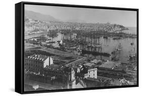 Genoa Harbor-null-Framed Stretched Canvas