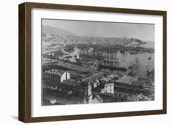 Genoa Harbor-null-Framed Photographic Print