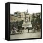 Genoa (Italy), Monument to Christopher Columbus (About 1451-1506), Piazza Acquaverde, Circa 1890-Leon, Levy et Fils-Framed Stretched Canvas