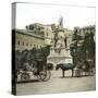 Genoa (Italy), Monument to Christopher Columbus (About 1451-1506), Piazza Acquaverde, Circa 1890-Leon, Levy et Fils-Stretched Canvas