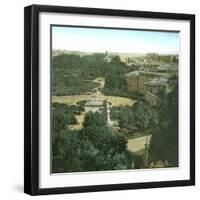 Genoa (Italy), the Acquosola Gardens, Circa 1890-Leon, Levy et Fils-Framed Photographic Print