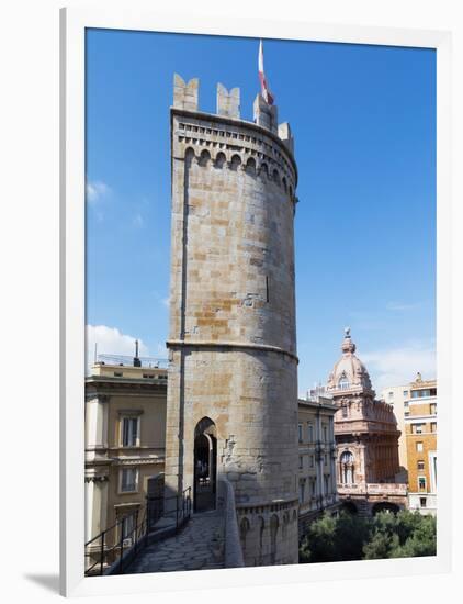 Genoa, Liguria, Italy. Porta Soprana, eastern gateway into the city.-null-Framed Photographic Print