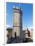 Genoa, Liguria, Italy. Porta Soprana, eastern gateway into the city.-null-Framed Photographic Print