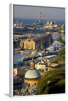 Genoa Port Italy-Charles Bowman-Framed Photographic Print