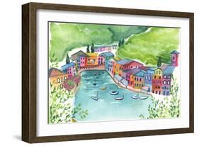 Genoa Port-Elizabeth Rider-Framed Giclee Print