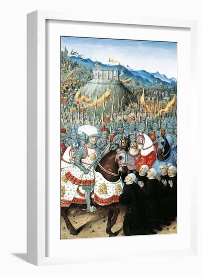 Genoese Citizens Imploring to Be Pardoned by Louis Xii-Jean Marot-Framed Giclee Print