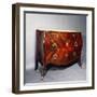 Genoese Drawers with Rosewood Veneer Finish, Italy-null-Framed Giclee Print
