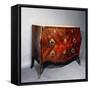 Genoese Drawers with Rosewood Veneer Finish, Italy-null-Framed Stretched Canvas