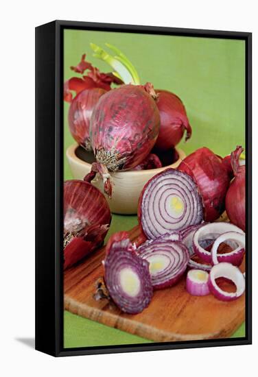 Genoese Red Onion-null-Framed Stretched Canvas