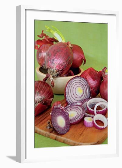 Genoese Red Onion-null-Framed Photographic Print