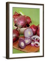 Genoese Red Onion-null-Framed Photographic Print