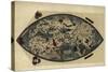 Genoese World Map, 1450-Library of Congress-Stretched Canvas