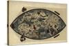 Genoese World Map, 1450-Library of Congress-Stretched Canvas