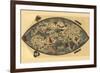 Genoese World Map-Paolo del Pozzo Toscanelli-Framed Art Print