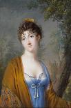 Lady in Blue with Yellow Shawl, C.1800-Genot-Framed Giclee Print