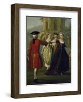 Genre Scene, Second Half of 18th Century, Detail-null-Framed Giclee Print