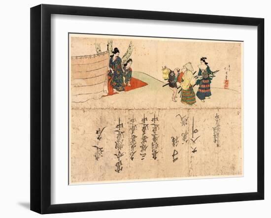 Genroku No Hanami-Toyota Hokkei-Framed Giclee Print