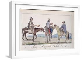 Gente, Del Campo Del Valle De Bogota, C.1840-Joseph Pio Dominguez-Framed Giclee Print