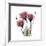 Gentian Trio in Red-Albert Koetsier-Framed Premium Giclee Print