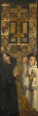 Cardinal Bessarion and Two Members of the Scuola Della Carità in Prayer, C. 1473