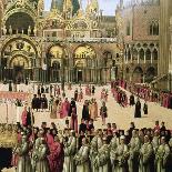Procession in St. Mark's Square, 1496-Gentile Bellini-Giclee Print