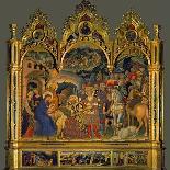 The Adoration of the Magi, Detail of Virgin and Child with Three Kings, 1423-Gentile Da Fabriano-Framed Giclee Print