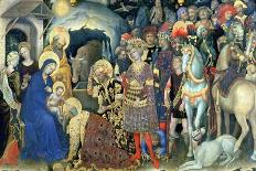 The Adoration of the Magi, Detail of Virgin and Child with Three Kings, 1423-Gentile Da Fabriano-Framed Giclee Print