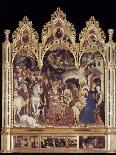 Adoration of the Magi Altarpiece; Central Predella Panel Depicting the Flight into Egypt, 1423-Gentile Da Fabriano-Giclee Print