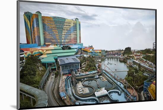 Genting highlands, fun fair in the middle of the jungle in Malaysia-Rasmus Kaessmann-Mounted Photographic Print