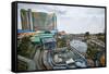 Genting highlands, fun fair in the middle of the jungle in Malaysia-Rasmus Kaessmann-Framed Stretched Canvas