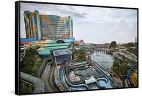 Genting highlands, fun fair in the middle of the jungle in Malaysia-Rasmus Kaessmann-Framed Stretched Canvas