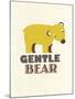 Gentle Bear-Sophie Ledesma-Mounted Giclee Print