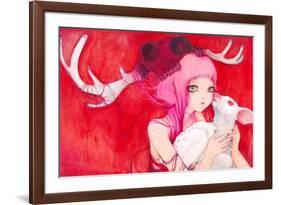 Gentle Fawns-Camilla D'Errico-Framed Premium Giclee Print