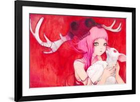 Gentle Fawns-Camilla D'Errico-Framed Premium Giclee Print