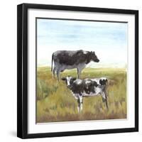 Gentle Grazers-null-Framed Art Print