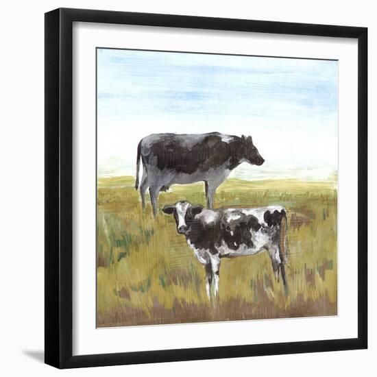 Gentle Grazers-null-Framed Art Print