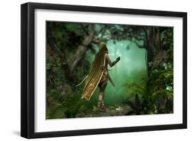 Gentle Hunter-Atelier Sommerland-Framed Art Print