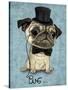 Gentle Pug-Barruf-Stretched Canvas