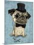 Gentle Pug-Barruf-Mounted Art Print