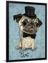 Gentle Pug-Barruf-Framed Art Print