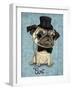 Gentle Pug-Barruf-Framed Art Print