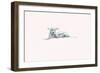 Gentle Spirit VI, 2022, (pencil & wash)-Helen White-Framed Giclee Print