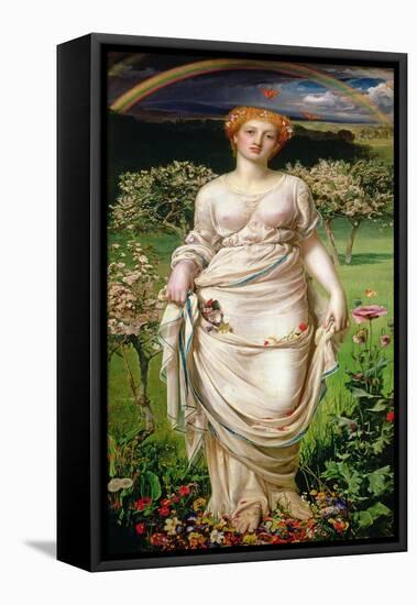 Gentle Spring, 19th Century-Anthony Frederick Augustus Sandys-Framed Stretched Canvas