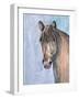 Gentle Stallion 2-Doris Charest-Framed Art Print