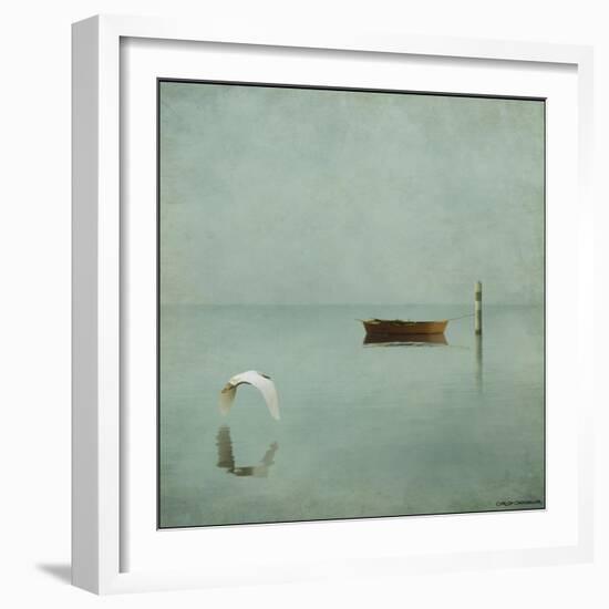 Gentle Sunrise in the Bay 1-Carlos Casamayor-Framed Giclee Print