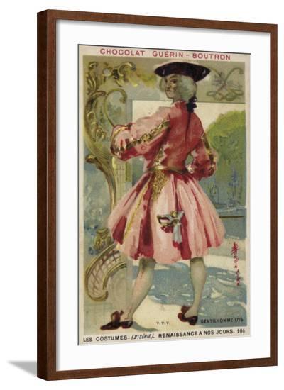 Gentleman, 1715--Framed Giclee Print