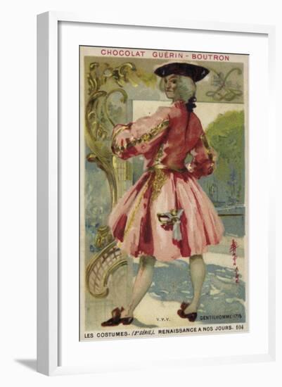 Gentleman, 1715-null-Framed Giclee Print